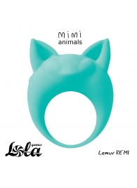 Зеленое эрекционное кольцо Lemur Remi - Lola Games - в Челябинске купить с доставкой