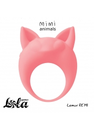 Оранжевое эрекционное кольцо Lemur Remi - Lola Games - в Челябинске купить с доставкой