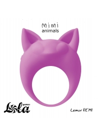 Фиолетовое эрекционное кольцо Lemur Remi - Lola Games - в Челябинске купить с доставкой