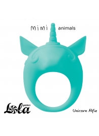 Зеленое эрекционное кольцо Unicorn Alfie - Lola Games - в Челябинске купить с доставкой