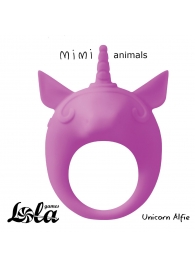 Фиолетовое эрекционное кольцо Unicorn Alfie - Lola Games - в Челябинске купить с доставкой