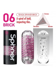 Мастурбатор SPINNER Brick - Tenga - в Челябинске купить с доставкой
