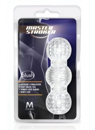 Прозрачный фигурный мастурбатор Master Stroker - Blush Novelties - в Челябинске купить с доставкой