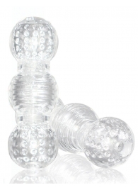 Прозрачный фигурный мастурбатор Master Stroker - Blush Novelties - в Челябинске купить с доставкой