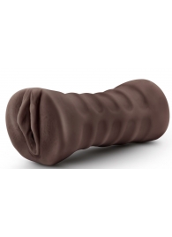 Коричневый мастурбатор-вагина Hot Chocolate Brianna - Blush Novelties - в Челябинске купить с доставкой