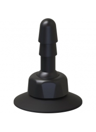 Плаг с присоской для фиксации насадок Deluxe 360° Swivel Suction Cup Plug - Doc Johnson - купить с доставкой в Челябинске
