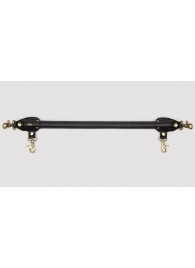 Черная распорка для ног Bound to You Faux Leather Spreader Bar - 50,8 см. - Fifty Shades of Grey - купить с доставкой в Челябинске