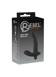Черный вибромассажер простаты Naughty Finger Prostate Vibe - 13,8 см. - Orion - в Челябинске купить с доставкой