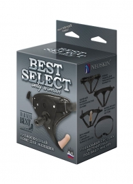Пояс HARNESS BEST SELECT с вагинальной пробкой - LOVETOY (А-Полимер) - купить с доставкой в Челябинске