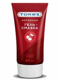 Смазка на водной основе TOREX  Спелая вишня  - 50 мл. - Torex - купить с доставкой в Челябинске