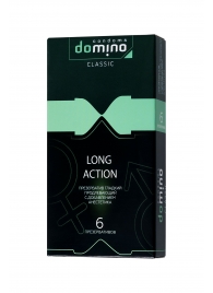 Презервативы с пролонгирующим эффектом DOMINO Classic Long action - 6 шт. - Domino - купить с доставкой в Челябинске