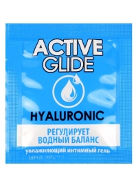 Лубрикант на водной основе Active Glide с гиалуроновой кислотой - 3 гр. - Биоритм - купить с доставкой в Челябинске