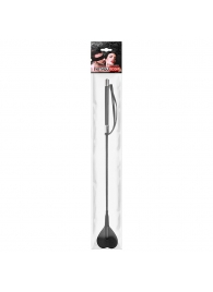 Черный стек с наконечником-сердечком - 54 см. - Notabu - купить с доставкой в Челябинске