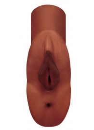 Коричневый мастурбатор Perfect Pussy Double Stroker - Pipedream - в Челябинске купить с доставкой
