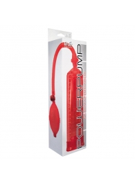 Красная вакуумная помпа Power Pump Red - Toy Joy - в Челябинске купить с доставкой