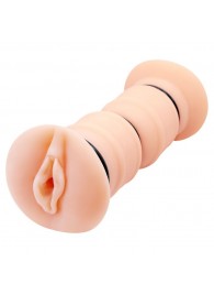 Телесный вибромастурбатор-вагина Michelle - Baile - в Челябинске купить с доставкой