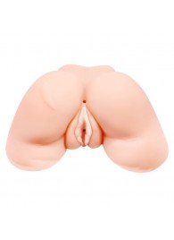 Телесная вибровагина Julie с 2 рабочими отверстиями - Baile - в Челябинске купить с доставкой