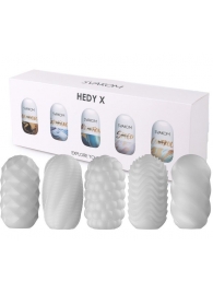 Набор из 5 мастурбаторов Hedy X5 Mixed - Svakom - в Челябинске купить с доставкой