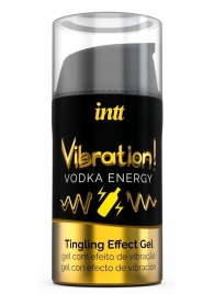 Жидкий интимный гель с эффектом вибрации Vibration! Vodka Energy - 15 мл. - INTT - купить с доставкой в Челябинске