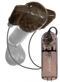 Дымчатый вибростимулятор головки пениса Dual Vibrating Head Teaser - Pipedream - в Челябинске купить с доставкой