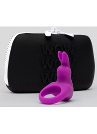 Фиолетовое эрекционное виброкольцо Happy Rabbit Cock Ring Kit - Happy Rabbit - в Челябинске купить с доставкой