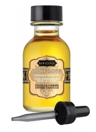 Масло для ласк с ароматом ванили Oil of Love Vanilla Creme - 22 мл. - Kama Sutra - купить с доставкой в Челябинске
