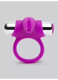 Лиловое виброкольцо с пультом ДУ Remote Control Cock Ring - Happy Rabbit - в Челябинске купить с доставкой