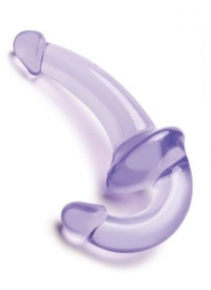Фиолетовый безремневой страпон Strapless Strap-On - Lux Fetish - купить с доставкой в Челябинске