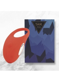 Красное кольцо с вибрацией Thor Cockring - FeelzToys - в Челябинске купить с доставкой