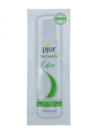 Лубрикант на водной основе pjur WOMAN Aloe - 2 мл. - Pjur - купить с доставкой в Челябинске