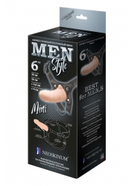 Пустотелый фаллопротез MEN STYLE - 17,5 см. - LOVETOY (А-Полимер) - купить с доставкой в Челябинске