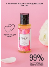 Массажное масло Pleasure Lab Delicate с ароматом пиона и пачули - 50 мл. - Pleasure Lab - купить с доставкой в Челябинске