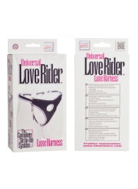 Трусы для страпона с универсальным креплением Universal Love Rider Luxe Harness - California Exotic Novelties - купить с доставкой в Челябинске