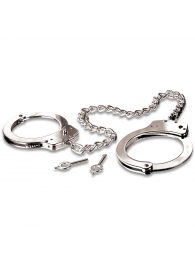 Металлические наручники Metal Leg Cuffs - Pipedream - купить с доставкой в Челябинске