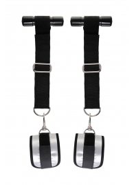 Черно-серебристые фиксаторы для рук на дверь Anonymo - ToyFa - купить с доставкой в Челябинске