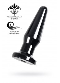 Черная анальная втулка Gemini β - 12,3 см. - POPO Pleasure