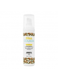 Разогревающее массажное масло с ароматом пина колада Gourmet Pina Colada - 50 мл. - Exsens - купить с доставкой в Челябинске
