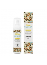 Разогревающее массажное масло с ароматом пина колада Gourmet Pina Colada - 50 мл. - Exsens - купить с доставкой в Челябинске