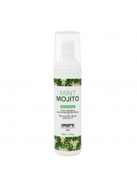Разогревающее массажное масло с ароматом мохито Gourmet Mint Mojito - 50 мл. - Exsens - купить с доставкой в Челябинске
