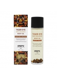 Органическое массажное масло TIGER EYE MACADAMIA - 100 мл. - Exsens - купить с доставкой в Челябинске