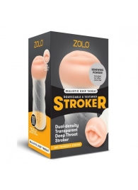 Мастурбатор-ротик ZOLO DEEP THROAT - Zolo - в Челябинске купить с доставкой