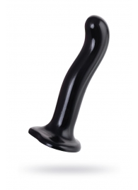 Черный стимулятор для пар P G-Spot Dildo Size L - 19 см. - Strap-on-me - в Челябинске купить с доставкой