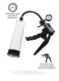 Прозрачная механическая помпа для пениса Viggo - Sexus - в Челябинске купить с доставкой