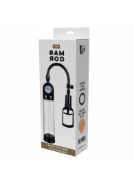 Прозрачная вакуумная помпа с манометром Deluxe Penis Pump - Dream Toys - в Челябинске купить с доставкой