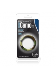 Эрекционное кольцо камуфляжной расцветки Silicone Camo Cock Ring - Blush Novelties - в Челябинске купить с доставкой