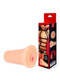 Реалистичный мастурбатор-вагина телесного цвета с вибрацией - Bior toys - в Челябинске купить с доставкой