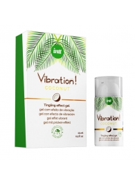Возбуждающий гель с ароматом кокоса Vibration Coconut - 15 мл. - INTT - купить с доставкой в Челябинске