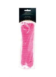 Розовая веревка для связывания Sweet Caress Rope - 10 метров - Sweet Caress - купить с доставкой в Челябинске