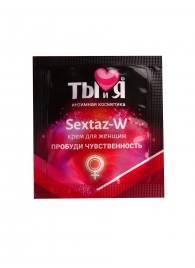 Возбуждающий крем для женщин Sextaz-W в одноразовой упаковке - 1,5 гр. - Биоритм - купить с доставкой в Челябинске