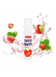 Гель-смазка Tutti-frutti с земляничным вкусом - 30 гр. - Биоритм - купить с доставкой в Челябинске